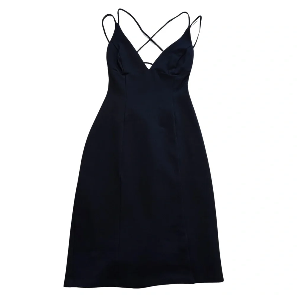 Lulus Be-All Trend-All Backless Black Midi Dress - Picture 3 of 10